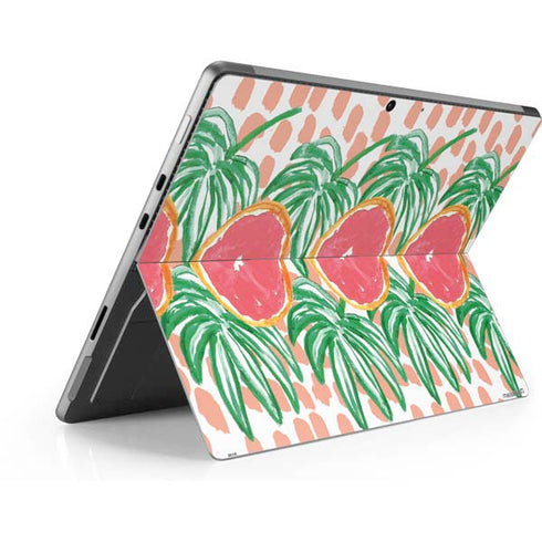 Bouffants and Broken Hearts Graphic Grapefruit Surface Pro 8 Skin